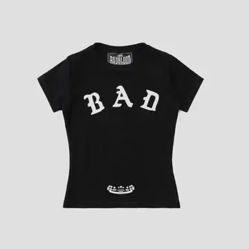 BADBLOOD 슬림핏 T셔츠 블랙 S