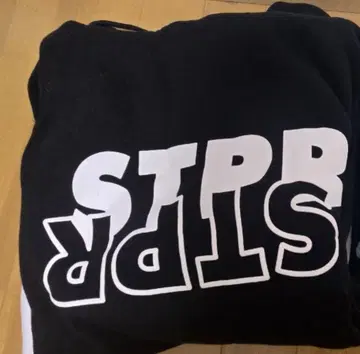 STPR 루즈핏 후드티 블랙