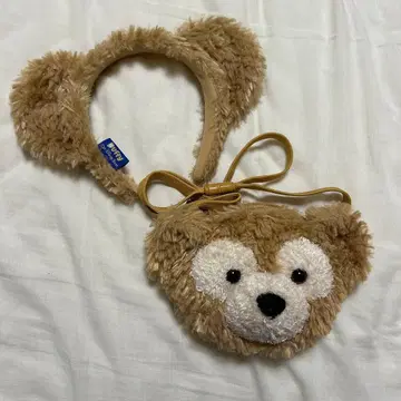 더피 포근포근 곰 머리띠