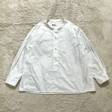 [ MHL. ] DRY COTTON POPLIN II WHITE