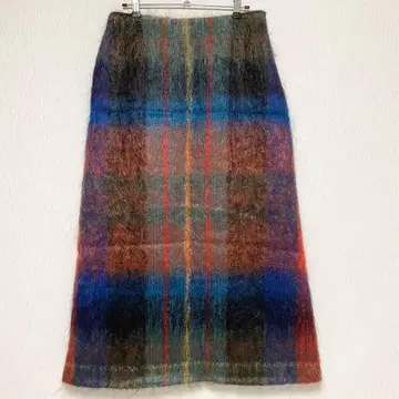 HANAE MORI 하나에모리 모헤어 울 롱 스커트 40 새상품급