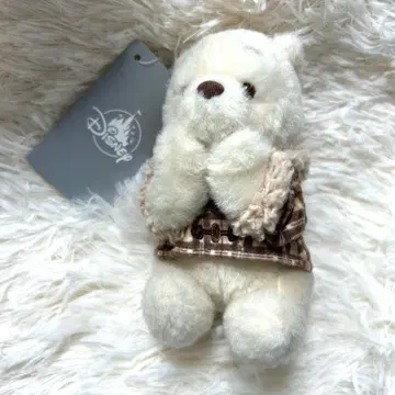 푸우 화이트 푸우 봉제 인형 밀크티 택 포함 새상품