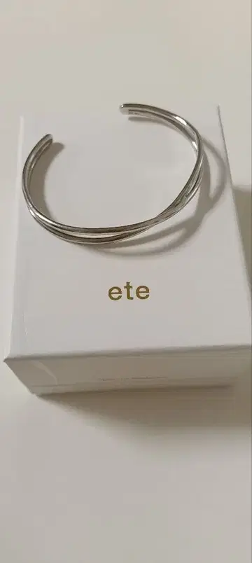 ete 실버 925 이중 반지 팔찌