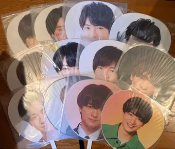 Hey! Say! JUMP 치넨 유리 부채 세트