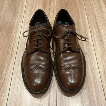 REGAL 가죽 신발 브라운 윙팁 드레스 슈즈