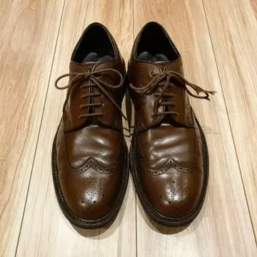 REGAL 가죽 신발 브라운 윙팁 드레스 슈즈