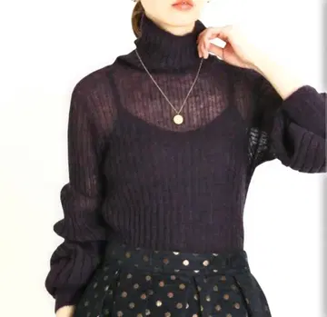 IENA LA BOUCLE FUUGA 모헤어 벌룬 슬리브 풀오버