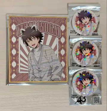 암살교실 요미우리랜드 이소가이 유마 홀로그램 캔뱃지 색지