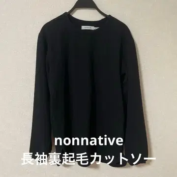 논네이티브 nonnative 블랙 긴팔 티셔츠