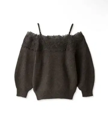 snidel 오프숄더 니트