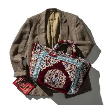 미사용 새상품 RUG FABRIC BAG