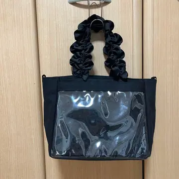 자카마트 프릴 토트 블랙 검정 이타백 이타백