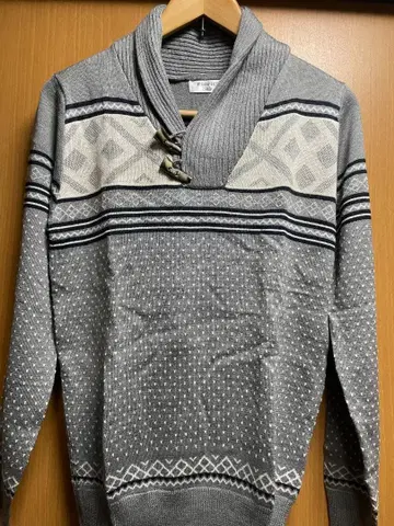 EDIFICE 노르딕 숄카라 니트 스웨터 에디피스