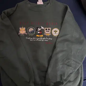 Walt Disney World 미키마우스 맨투맨 L