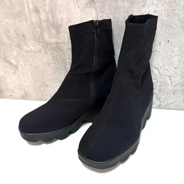 [ Reidroc VITA NOVA ] 웨이브 밑창 숏부츠 블랙 23cm