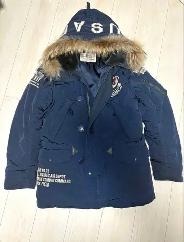 AVIREX USAF 네이비 자켓