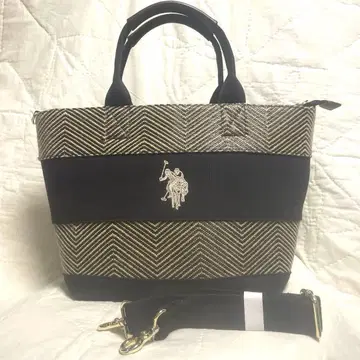 U.S.POLO ASSN 핸드백 블랙