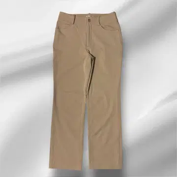 B-Three 비쓰리 베이지 속기모 슬랙스 팬츠 슬림 레그