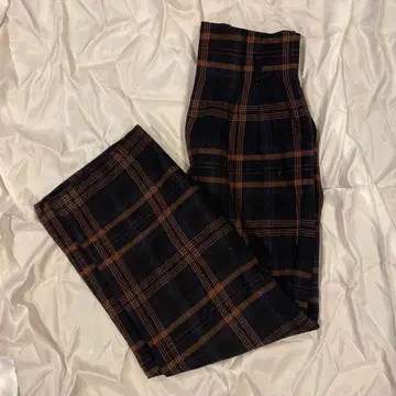 CONVERSE TOKYO CLANE 와이드 팬츠 체크 무늬 사이즈 3