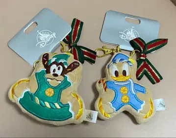 봉제 인형 키링 크리스마스 쿠키 도날드 구피 디즈니