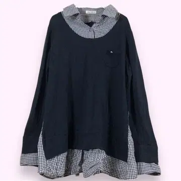 REALIZED 긴팔 체크 화이트 블랙 [ LL ]