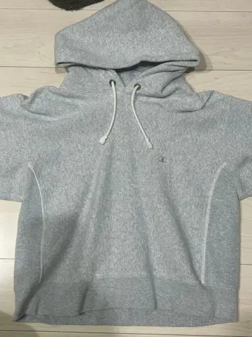 Champion Reverse Weave 후드티 M 그레이