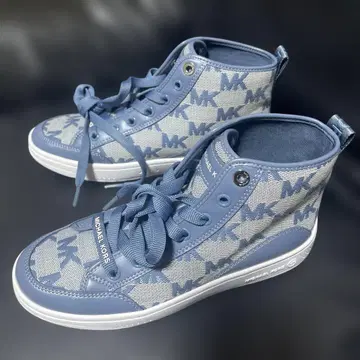 MICHAEL KORS 블루 하이컷 스니커즈