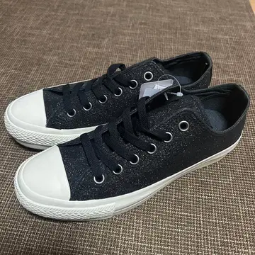 [ 미사용 새상품! ] 컨버스 올스타 스니커즈 글리터 24.5cm