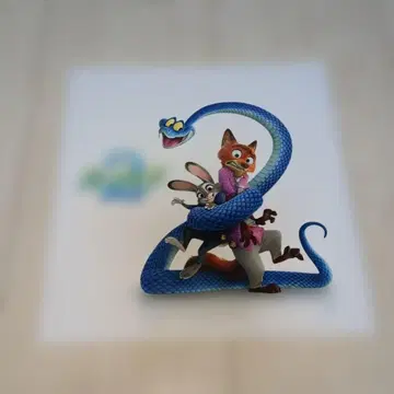 주토피아2 극장 팜플렛 찢김 있음