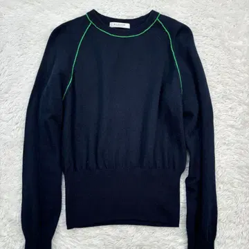 MACPHEE 맥피 울 크루넥 니트 네이비 S