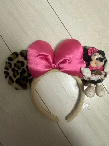 미니 레오파드 무늬 머리띠 마스코트 포함