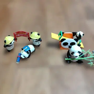 초레어 당시물 피규어 쁘띠 동물 시리즈 놀러와 팬더반 리멘트