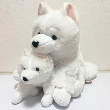 축 늘어지는 사모예드 군 기분 좋은 봉제 인형 세트