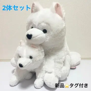 축 늘어지는 사모예드 군 기분 좋은 봉제 인형 세트