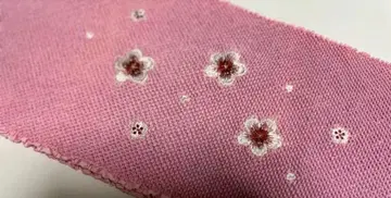 후리소데용 오비 장식 천 사쿠라 자수