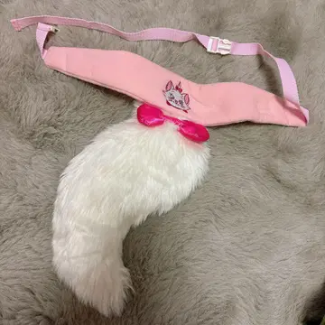 도쿄 디즈니 리조트 오샤레 캣 마리 꼬리 달린 벨트