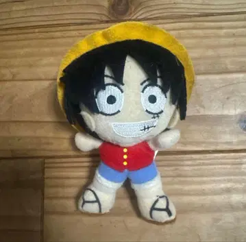 원피스 루피 키링 봉제 인형