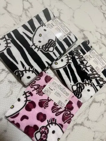 헬로키티 타월 3개 세트