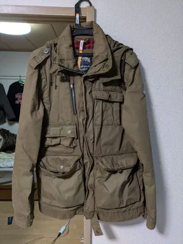 힐피거 데님 M-65 밀리터리 자켓