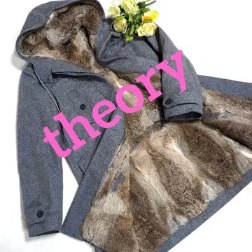 et1 theory 롱 코트 그레이 퍼 여성용 L 상당