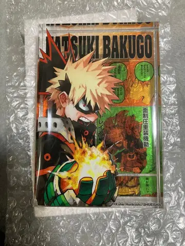 바쿠고 카츠키 벌스데이 2023 아크릴 블록 'HEROES' 히로아카