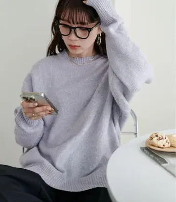 멜란지 니트 풀오버 discoat