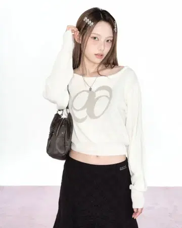 ason BOAT NECK KNIT ivory