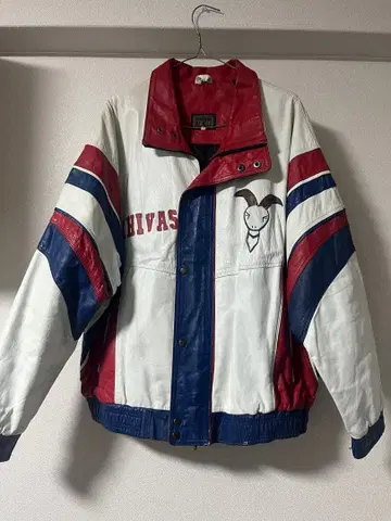 DEPORTIVO 가죽 바시티 자켓 XL 축구 클럽 멕시코