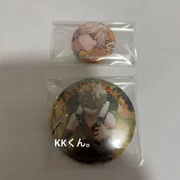 나의 히어로 아카데미아 원화전 KATSUKI MEMORY 캔뱃지 2개