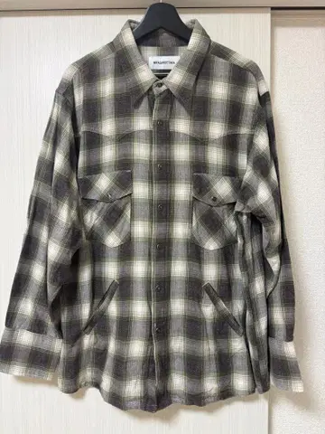 MIYAGIHIDETAKA FORSOMEONE 플란넬 셔츠