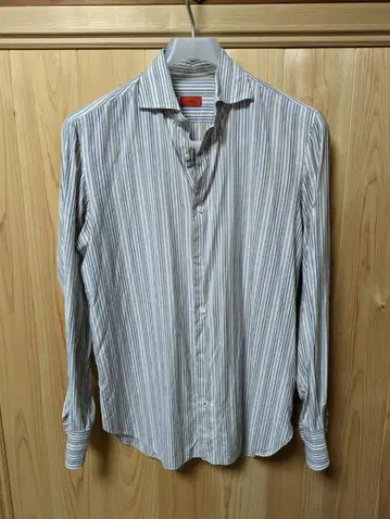 Isaia 고급 드레스 셔츠 39