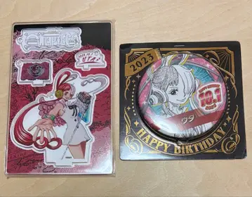 [익명] ONEPIECE 우타 벌스데이 아크릴 스탠드 & 캔뱃지