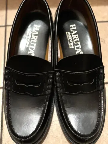 새상품급 HARUTA 블랙 로퍼