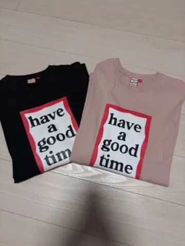 have a good time 티셔츠 & 롱티 2종 세트